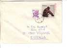 GOOD POLAND Postal Cover To ESTONIA 1993 - Good Stamped: Art ; Flowers - Lettres & Documents