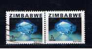 ZW Simbabwe 1980 Mi 231 Edelsteine (Paar) - Zimbabwe (1980-...)