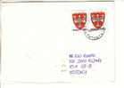 GOOD POLAND Postal Cover To ESTONIA 1993 - Good Stamped: Coat Of Arms - Cartas & Documentos