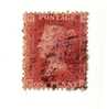 1858-64 Nº 26 Rojo 1p Plancha 78 HMMH. Dorso Escritura Lapiz Tinta. - Used Stamps