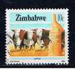 ZW Simbabwe 1985 Mi 313 Kühe - Zimbabwe (1980-...)