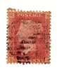 1858-64 Nº 26 Rojo 1p Plancha 85 KBBK Dorso Manchas Tiempo-oxido. - Gebraucht