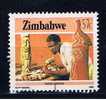 ZW Simbabwe 1985 Mi 327 Holzschnitzer - Zimbabwe (1980-...)