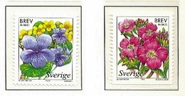 SUECIA 1998  FLORES - YVERT 2043-2044 - Nuevos