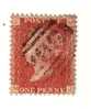 1858-64 Nº 26 Rojo 1p  Plancha 120  JMMJ - Oblitérés