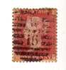1858-64 Nº 26 Rojo 1p. Plancha 129 - Used Stamps