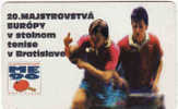 Slovaquie, Chip Card Nr. 4/96, 20th European Table Tennis Championatships-Bratislava, Tirage 30 000 - Slovacchia