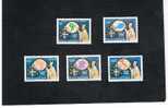 VATICANO - UNIF.874.878  -  1989  I VIAGGI DI GIOVANNI PAOLO II NEL 1988  - NUOVI  (MINT)** - Unused Stamps