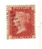 1858-64 Nº 26 Rojo 1p. Plancha 175 LIIL  . - Usati