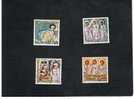 VATICANO - UNIF.888.891 - 1990 40^ ANNIV.CARITAS INTERNATIONALIS: MOSAICO SANTA MARIA MAGGIORE, ROMA   - NUOVI  (MINT)** - Unused Stamps