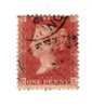 1858-64 Nº 26 Rojo 1p. Plancha 190 EBBE. - Used Stamps