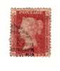 1858-64 Nº 26 Rojo 1p. Plancha 210 - Oblitérés