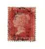 1858-64 Nº 26 Rojo 1p. Plancha 214 BBBB. - Gebraucht