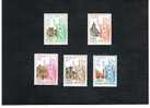 VATICANO - UNIF.924.928 - 1991 I VIAGGI DI GIOVANNI PAOLO II NEL 1990    -  NUOVI  (MINT)** - Unused Stamps
