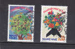 NATIONS  UNIES  GENEVE TIMBRES  N° 306 à 307    OBLITERES     CATALOGUE  ZUMSTEIN - Gebraucht