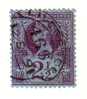 1887-1900 Nº 95  Violeta Y Azul 2,5 P.   .interesante Obliteracion - Used Stamps