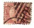 1870 Nº 49 Rojo Carmín 0,5 P. Plancha 8 PKKP Defecto Dientes. - Oblitérés