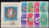 HUNGARY  1968 MICHEL NO: 2434aA-2441a BL.65A   MNH - Unused Stamps