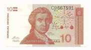 Croazia 10 Dinari 1991  UNC - P. 18 - Croatia