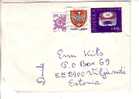 GOOD POLAND Postal Cover To ESTONIA 1994 - Good Stamped: Coat Of Arms ; Porcelan - Briefe U. Dokumente