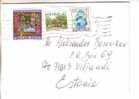 GOOD POLAND Postal Cover To ESTONIA 2001 - Good Stamped: Christmas - Cartas & Documentos