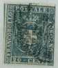 Antichi Stati:  Toscana Governo Provvisorio - 20b  Usato - 20 Cent. Azzurro Grigio - Tuscany