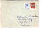 GOOD POLAND Postal Cover To ESTONIA 1994 - Good Stamped: Coat Of Arms ; Flowers - Storia Postale