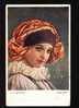 Czech Illustrator C.V.MUTTICH  - Czech YOUNG GIRL BEAUTIFUL  Series - #  267-4 VKKV , Pc 19485 - Muttich, C.V.