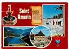 68 - SAINT AMARIN - LA  FONTAINE - LA MAIRIE - PISTE De SKI Du FRENZ - LAC De KRUTH-WILDENSTEIN - - Saint Amarin