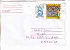 GOOD POLAND Postal Cover To ESTONIA 2001 - Good Stamped: Easter - Lettres & Documents