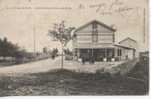 Au Camp De MAILLY-   Café De La Gare Et Route De Mailly  Carte 1900 - Ervy-le-Chatel