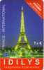 FRANCE PREPAID TOUR EIFFEL TOWER IDILYS RARE - Culture