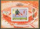 {UA016} Ajman 1970 Football-Soccer-Olympic Games Mexico-68 Block MNH - Verano 1968: México