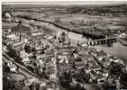 En Avion Au Dessus De..Peyrehorade  Landes  Le Pont Sur Les Gaves Et Vue Générale     Gde Cp :n&b - Dentelée - - Peyrehorade