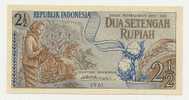 Indonesia 2 E 1/2  Rupie 1961  UNC - P.79 - Indonésie