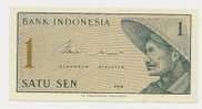 Indonesia 1 Sen 1964  UNC - P.90 - Indonesië