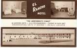 Williston North Dakota ND, El Rancho Motel Interior Views Great Decor On C1950 Vintage Postcard - Other & Unclassified