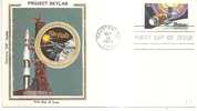 37939)lettera F.d.c. Serie Skylab Con 10c + Annullo - Covers & Documents