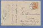 Duitse Postzegel Op Kaart Met Stempel EUPEN (Duits Type Stempel) Op 18/5/1917 !!! - Other & Unclassified