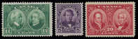Canada (Scott No. 146-48 - Emission Historique / Historical Issue) (*) ValeurC / CValue $66 - Unused Stamps