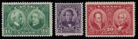 Canada (Scott No. 146-48 - Emission Historique / Historical Issue) (*) ValeurC / CValue $66 - Neufs