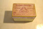 PUBLICITE ANCIENNE / BOITE POUDRE  CHAUMEL  1950?? ETIQUETTE PARME  / TRES BEL ETAT - Boxes