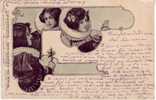 Vorlaüfige Karte 1898 / Illustrateur Theo Stroefers, Nürnberg / Frankfurt / Mädchen ... - Femmes