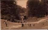 BELGIQUE : 1919:BRUXELLES-Bois De La Cambre.Ravin Et Pont Rustique..F.M.Griffe Encadrée:nagezien-Vérifié . - Parks, Gärten