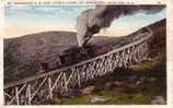 Mt. Washington NH - Jacob´s Ladder In 1948 - Train Railway - Written With Stamp & Postmark - White Mountains