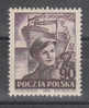 Polonia  -  1952.  Operaio Del Cantiere Navale.  Working  In  The  Dockyard.  MNH, Fresh - Autres (Mer)