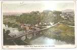 40412)cartolina Illustratoria Ludlow - River Teme And View From Whitcliffe - Shropshire