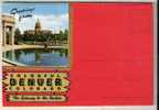 Greetings From Colorful Denver Colorado The Gateway To The Rockies , Colorado Souvenir Folder - Denver