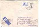 GOOD POLAND Postal Cover To ESTONIA 1991 - Good Stamped: Flowers; - Brieven En Documenten