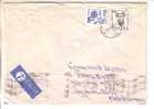 GOOD POLAND Postal Cover To ESTONIA 1991 - Good Stamped: Flowers; - Lettres & Documents